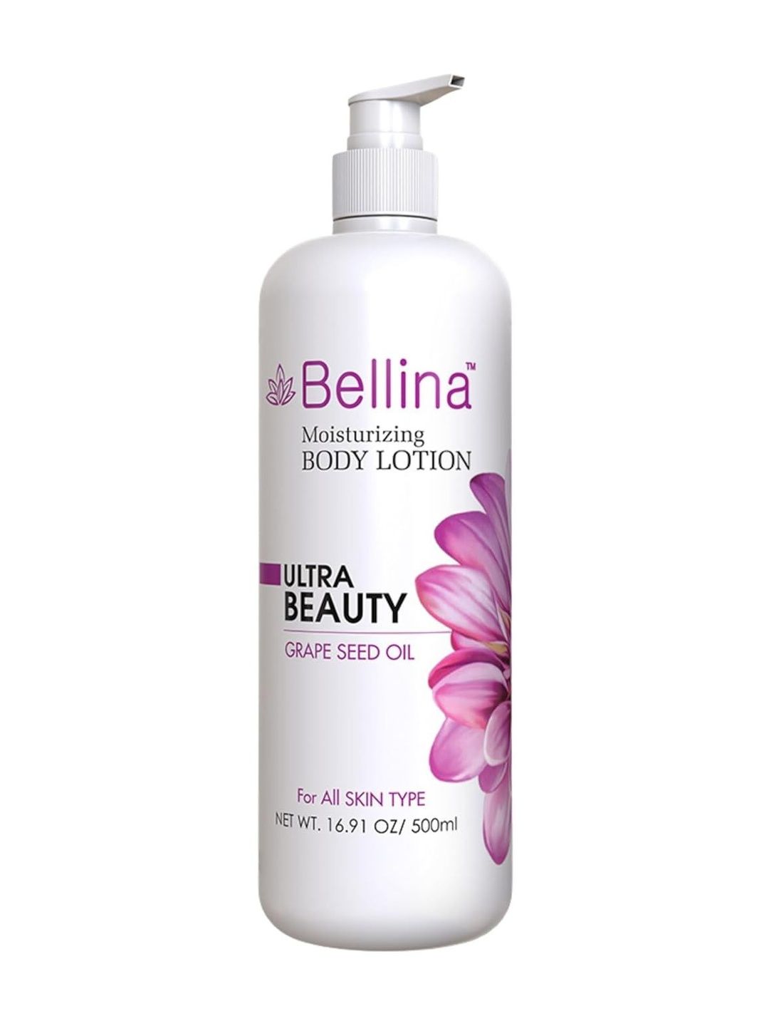 BELLINA Moisturizing Body Lotion Enriched With Grape Seed Oil - 500 ml-image-2