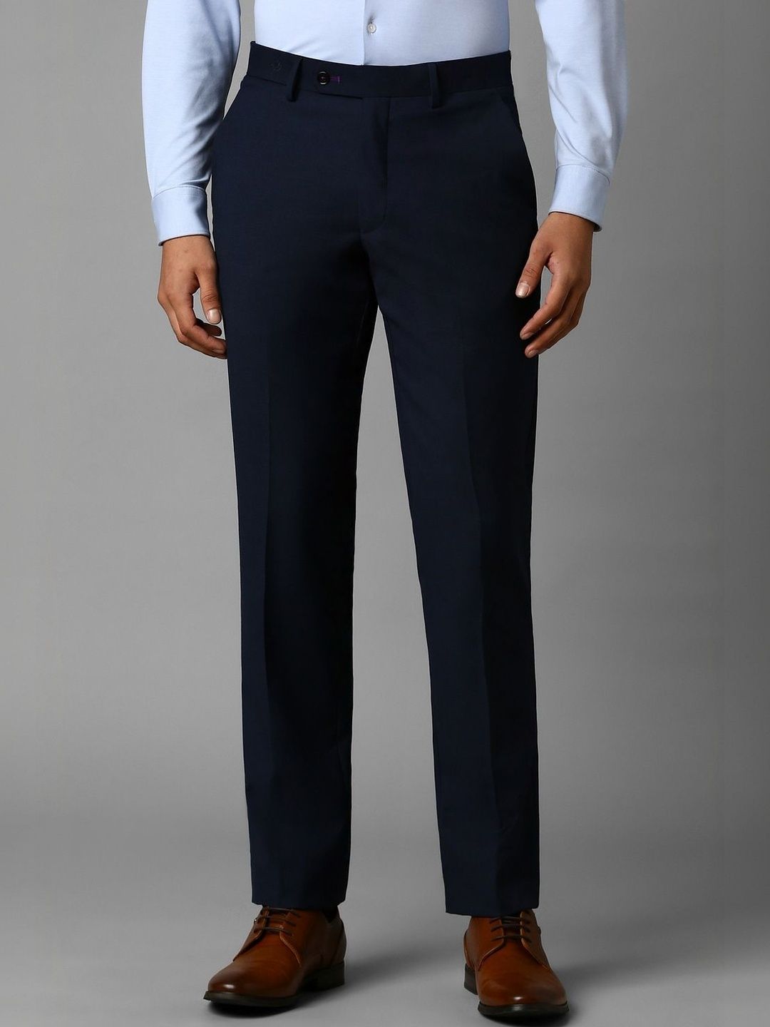 Luxure by Louis Philippe Men Slim Fit Trousers-picture-32