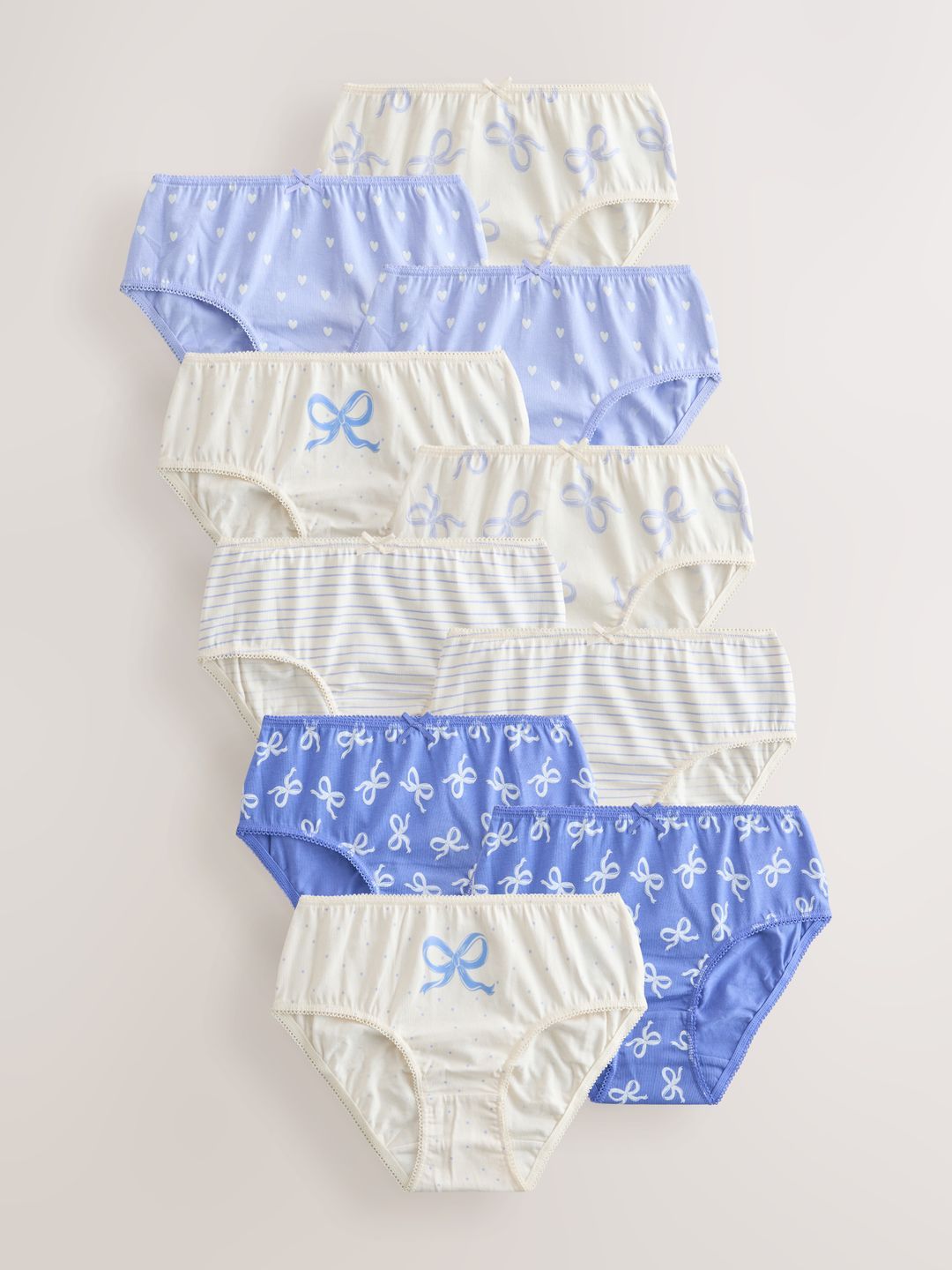 NEXT Girls Pack of 10 Printed Basic Briefs-picture-43
