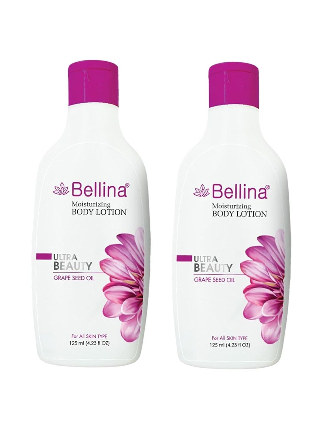 BELLINA Set Of 2 Moisturizing Body Lotion Enriched With Grape Seed Oil - 125 ml Each-image-38
