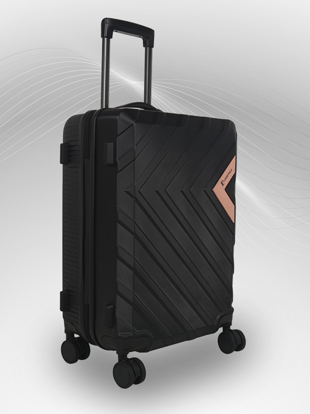 LOUIS POLO VeeZoom Textured Hard-Sided Cabin Trolley Suitcase- Volume 47 L-picture-10