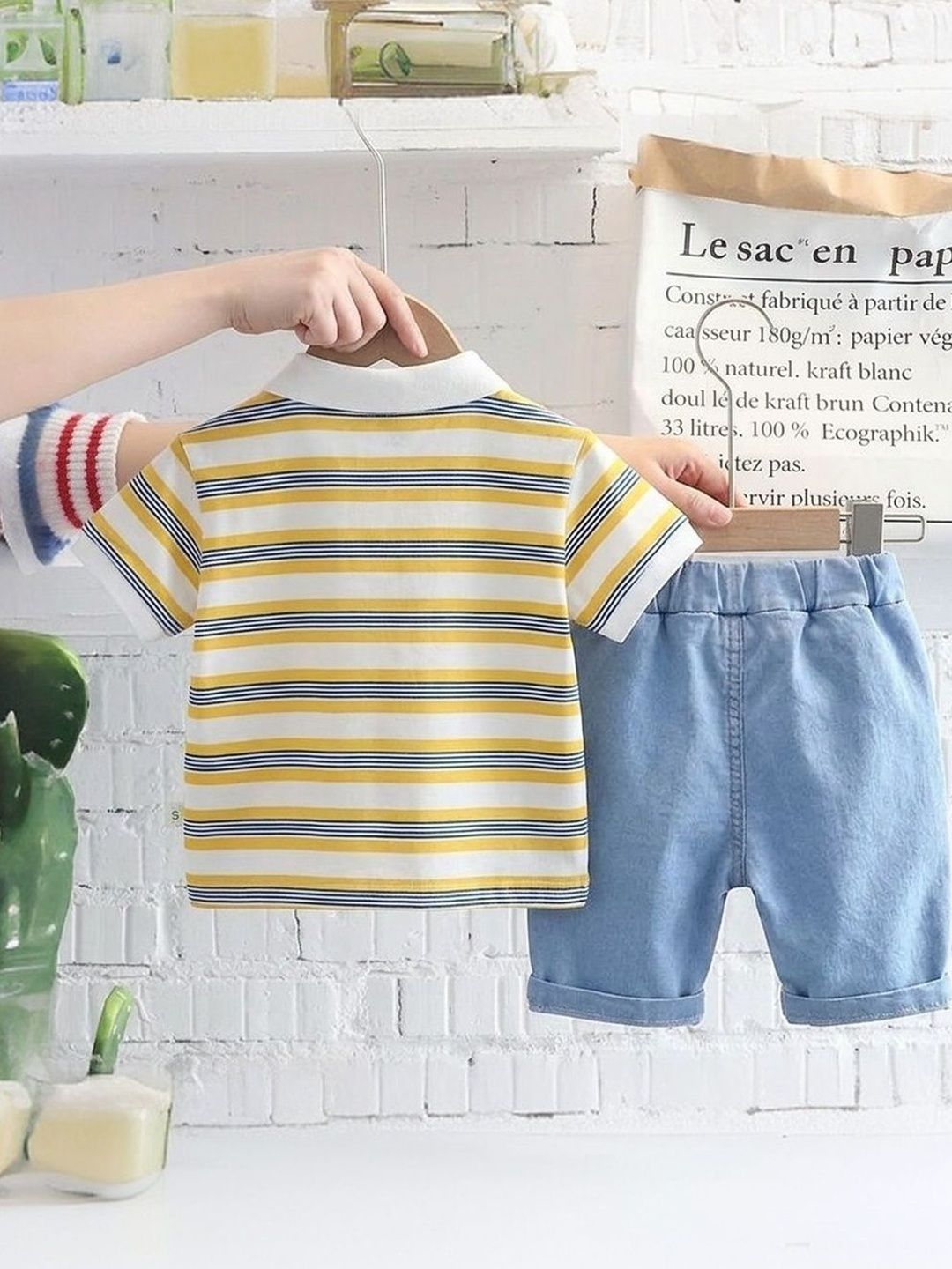 KIDNIP Unisex Kids Printed T-shirt with Shorts-picture-21