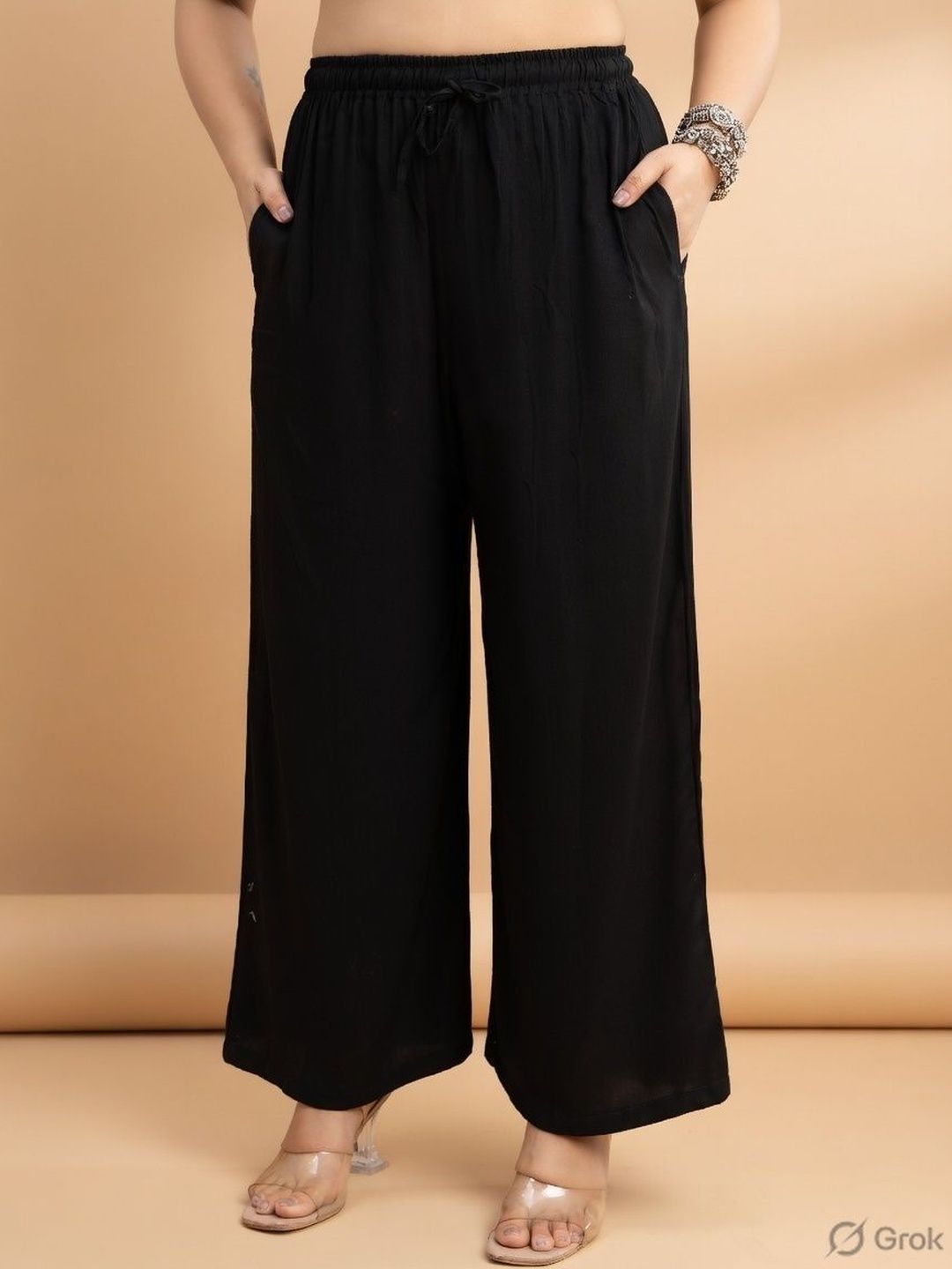 Fortuner Leggings Women Flared Palazzos-picture-15
