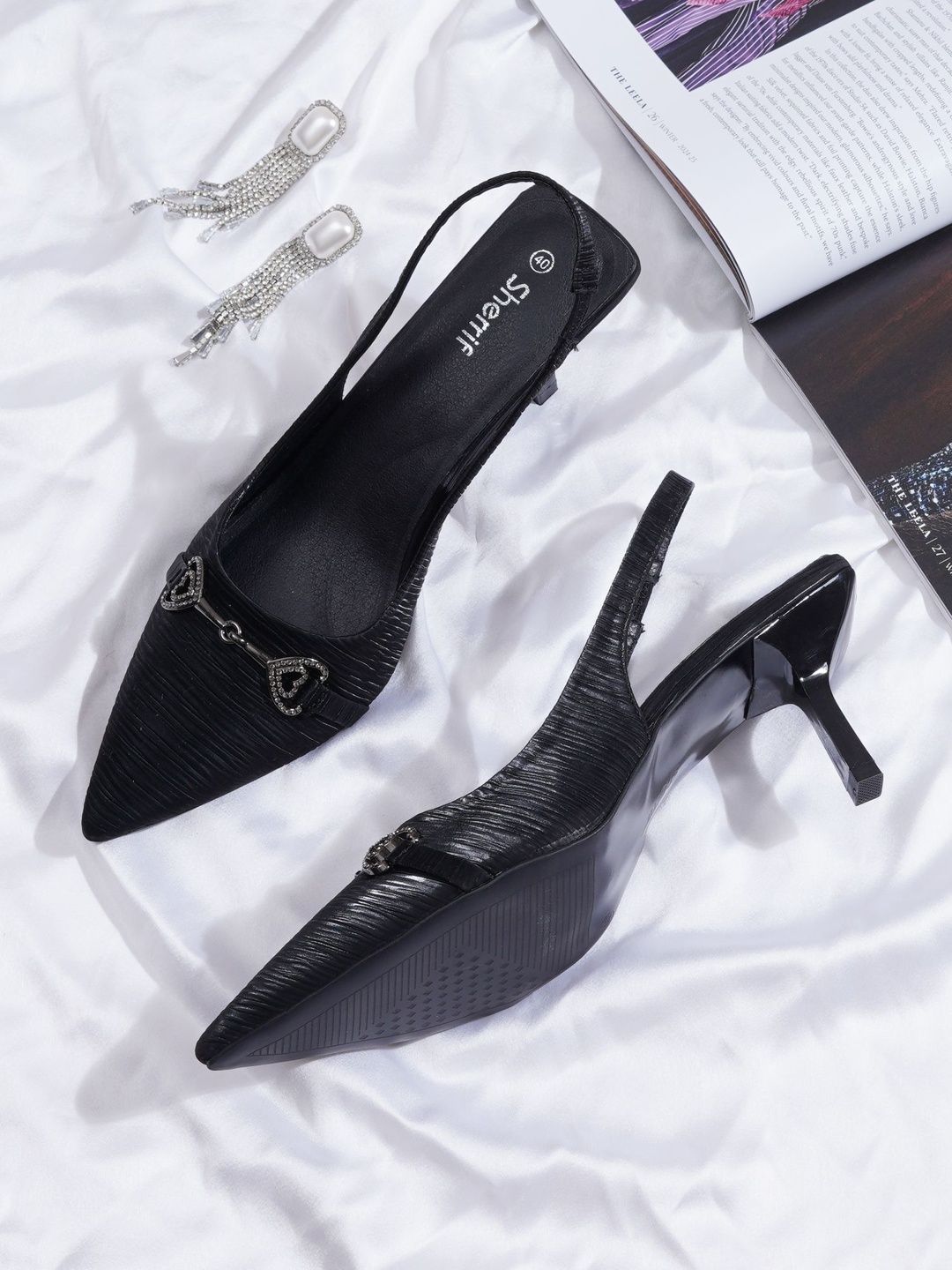 Sherrif Shoes Embellished PU Stiletto Pumps-picture-58