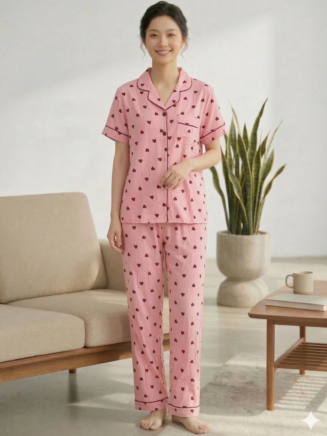 Lugo Women Printed Night suit-picture-21