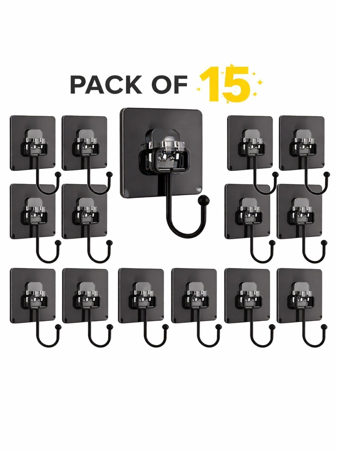 CUVLY Pack Of 15 Metal Hooks Hooks and Holders-picture-30