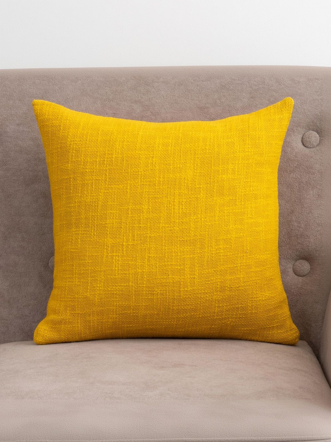 DMAASA Yellow Square Cushion Covers-picture-56