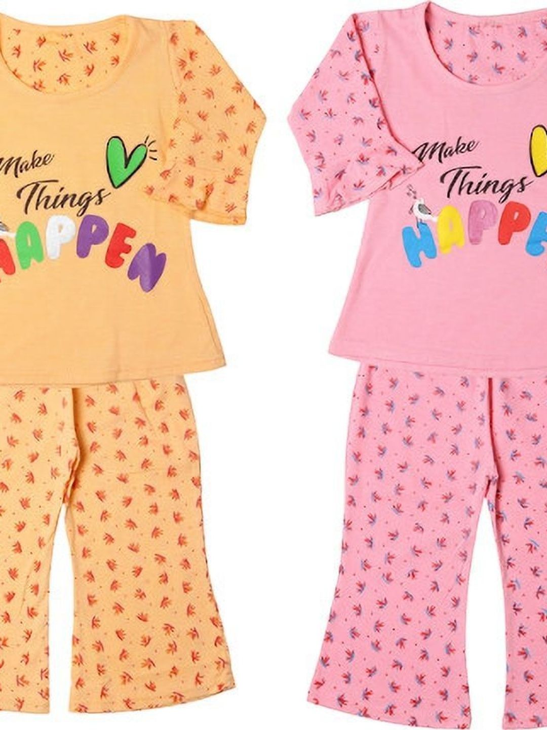 CHICLIFT Girls Pack Of 2 Printed Shirts With Trousers-image-16