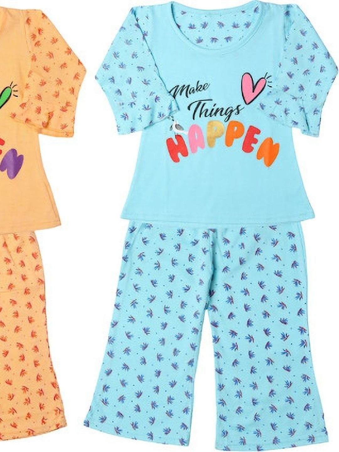CHICLIFT Girls Pack Of 2 Printed Shirts With Trousers-image-43