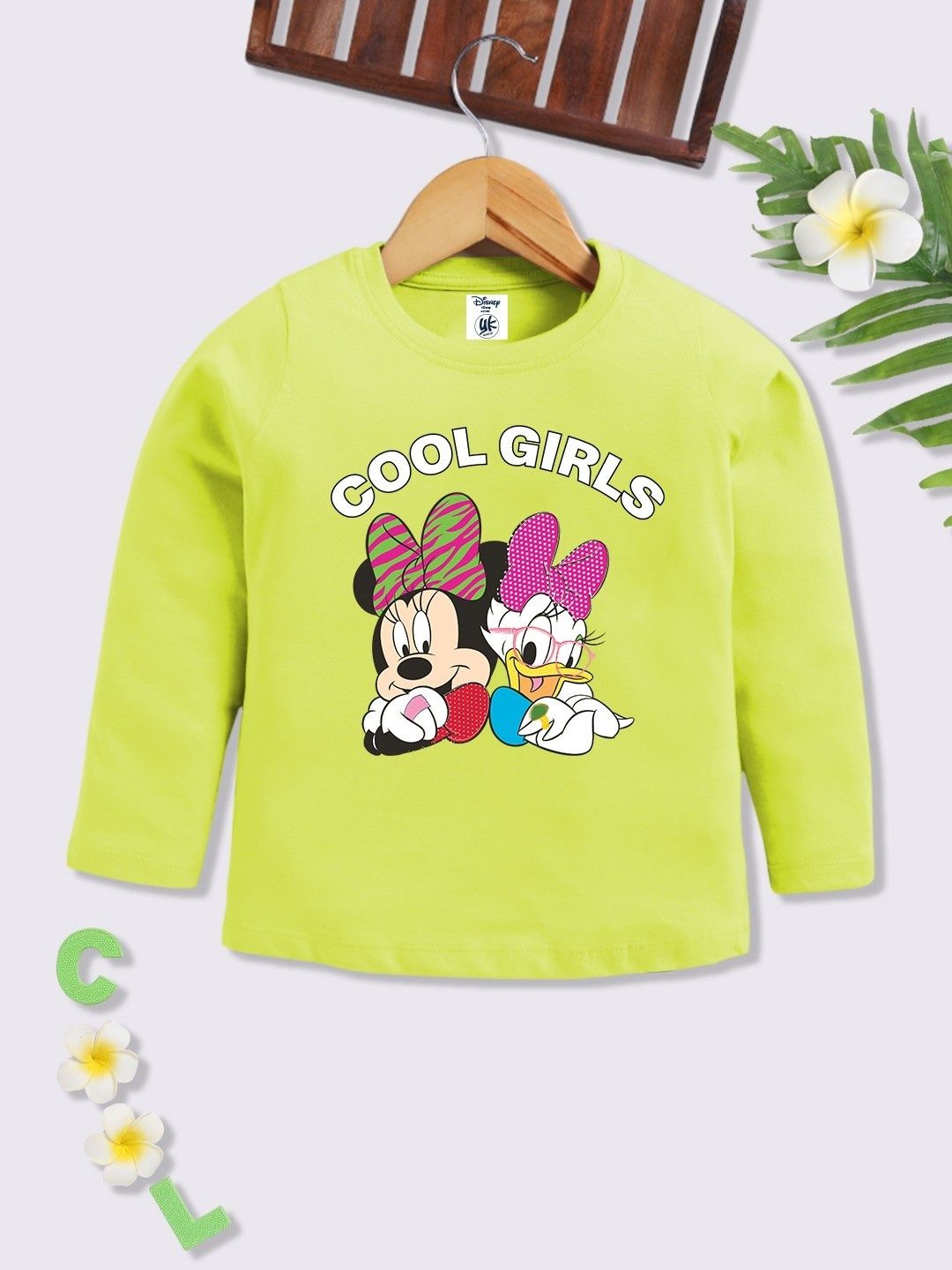 yk disney YK X Minute Mirth Girls Minnie Mouse & Daisy Duck Printed Cotton T-shirt-picture-25