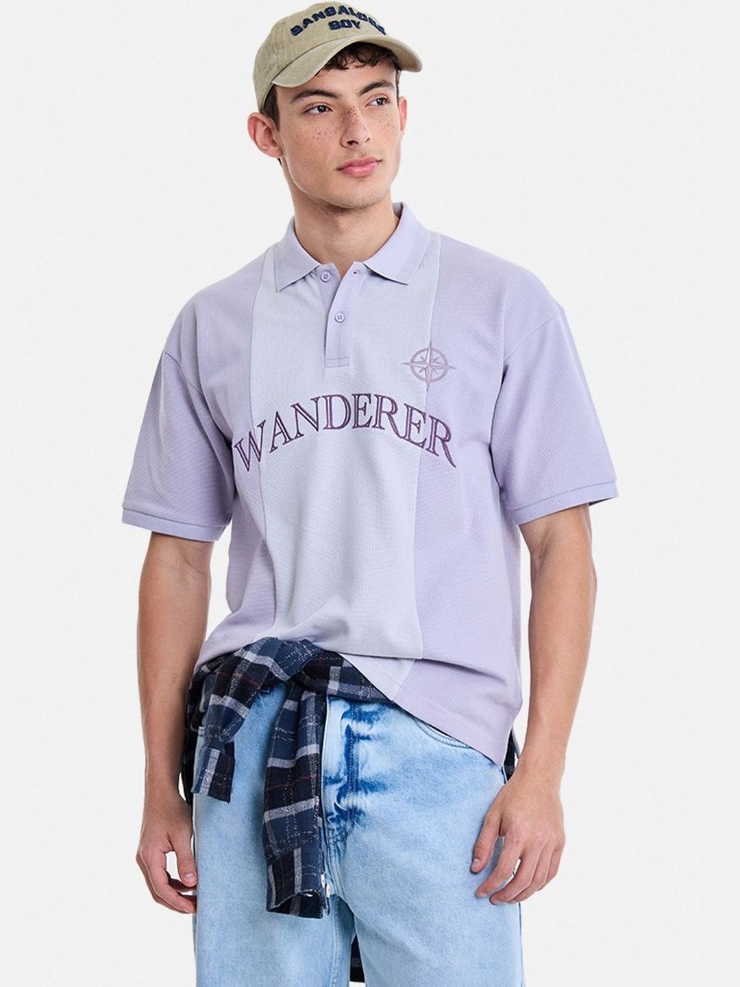 Snitch Lavender Embroidery T-Shirt