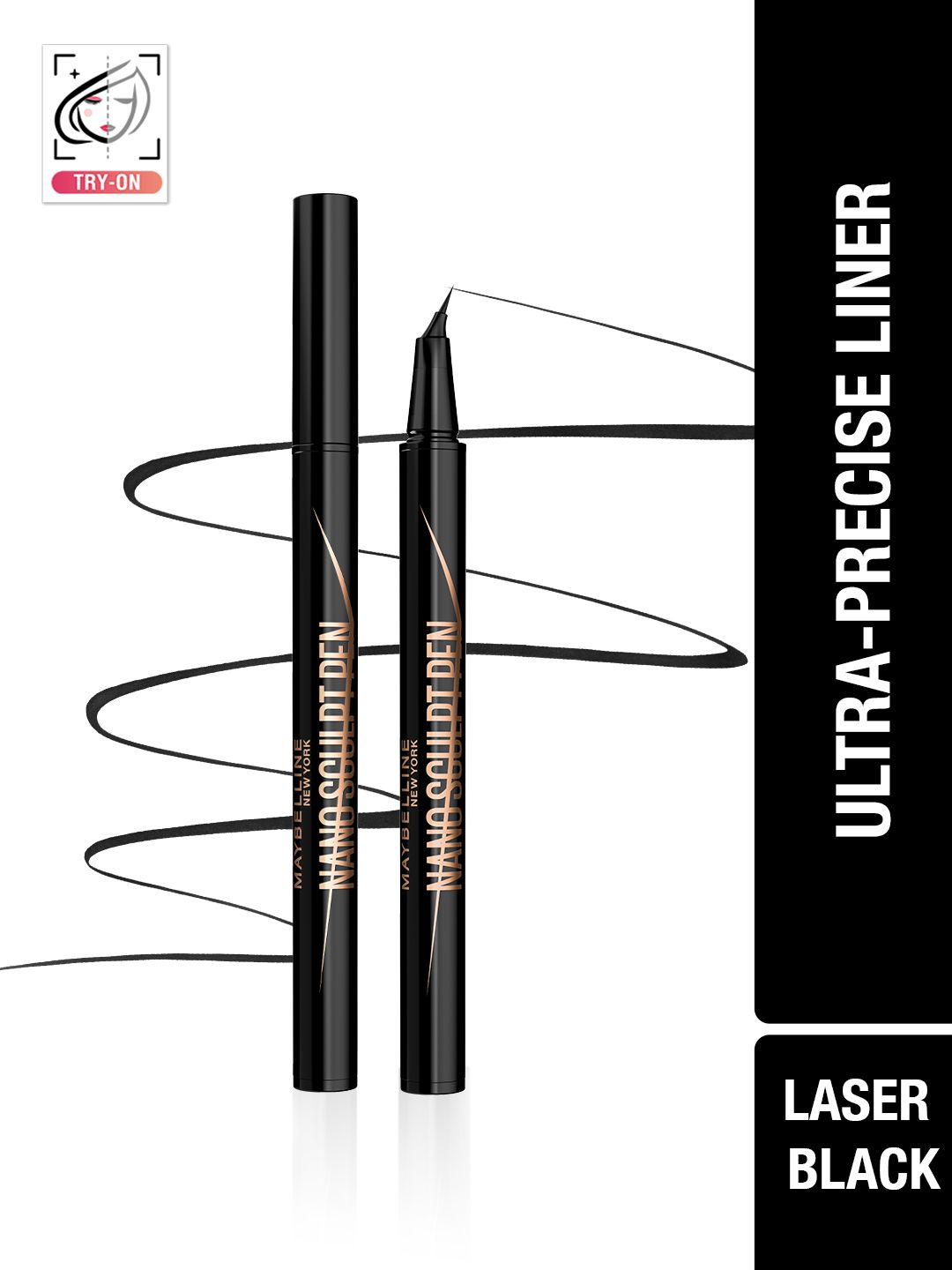 Maybelline New York Nano Sculpt Pen Waterproof Eyeliner 0.6ml - Laser Black-picture-14