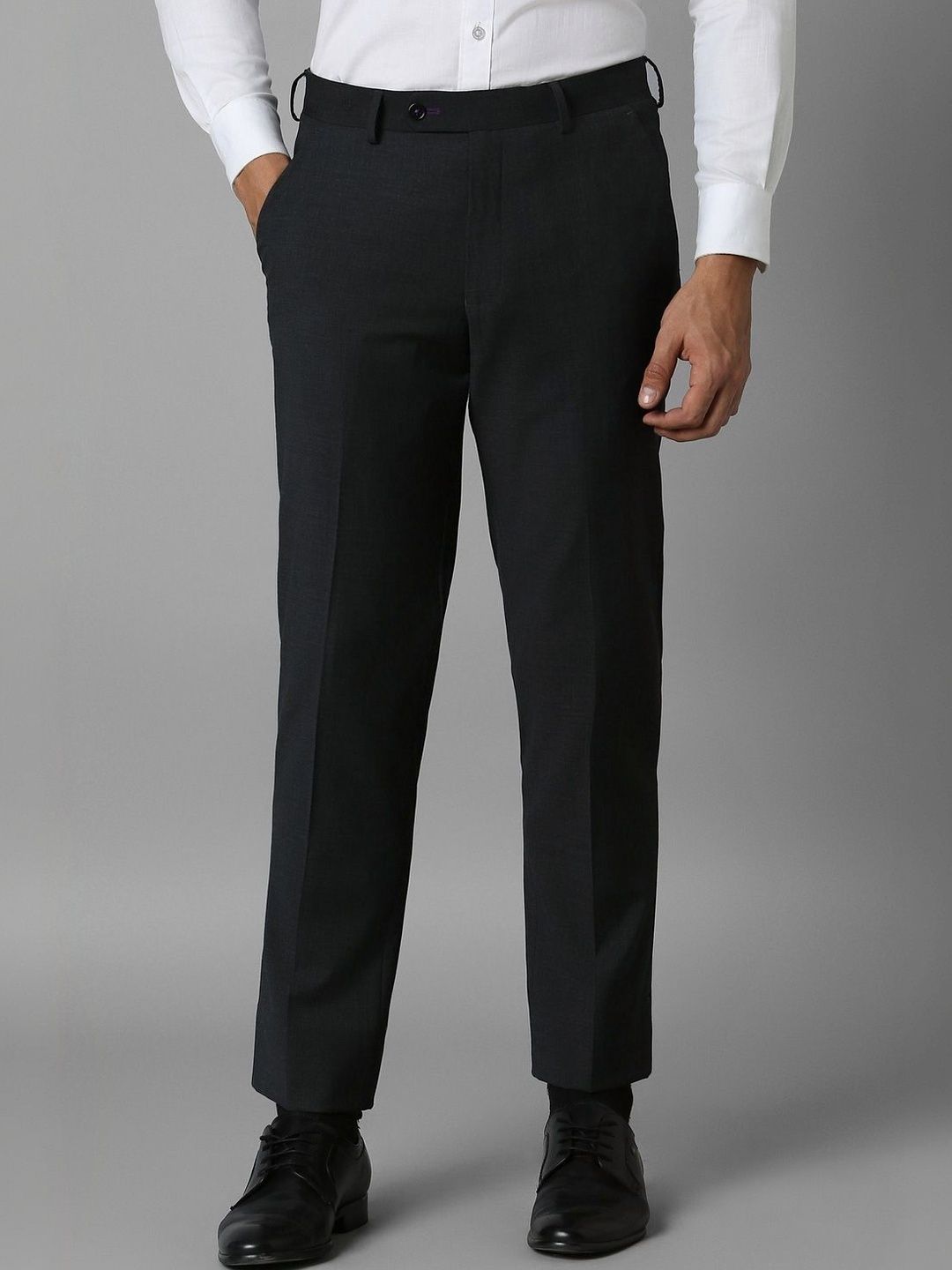 Luxure by Louis Philippe Men Slim Fit Trousers-picture-34