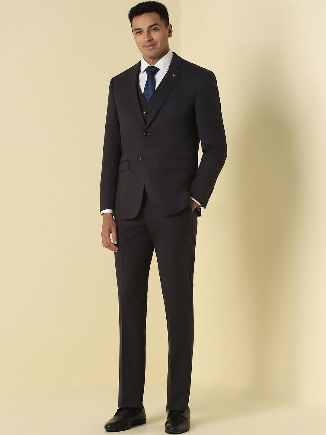 Allen Solly Single-Breasted 3-Piece Suit-picture-46