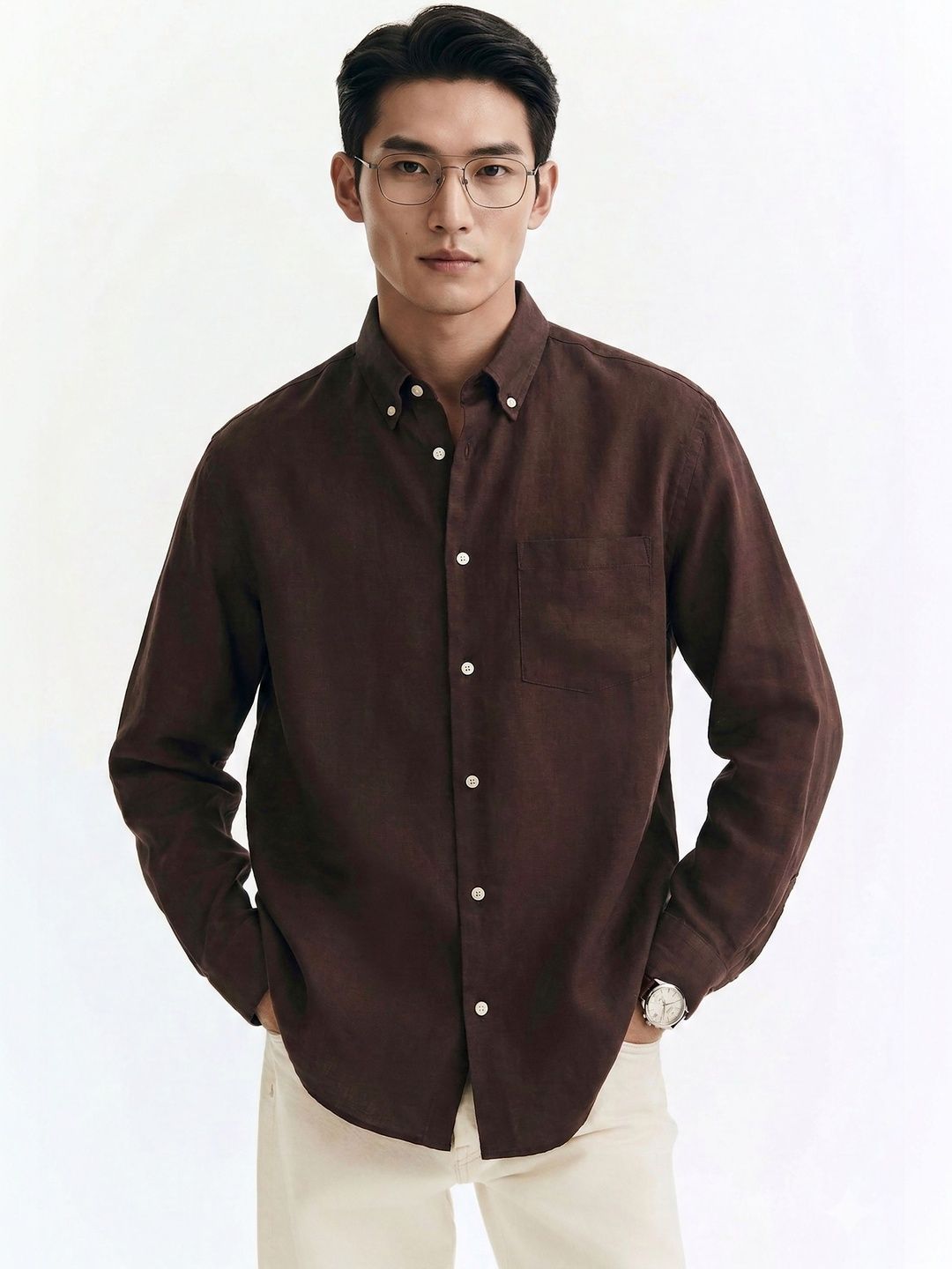 MISCHIEF MONKEY Linen Shirts-picture-42