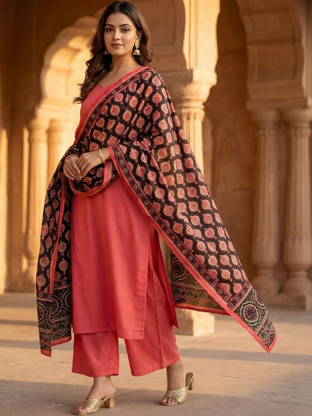 Kaizen TEXO FAB Ethnic Motifs Printed Dupatta-picture-31