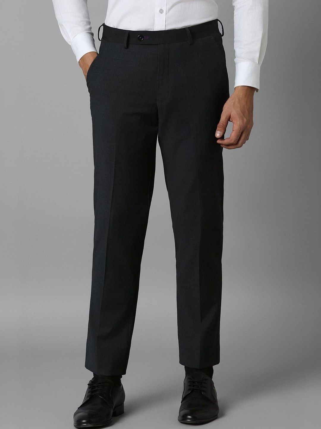 Luxure by Louis Philippe Men Slim Fit Trousers-picture-33