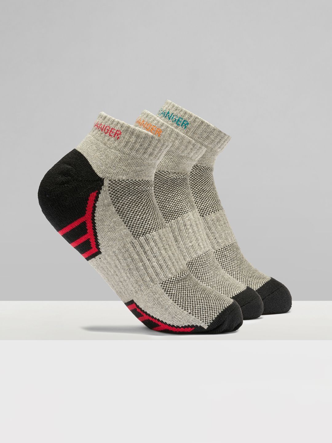 Urban Ranger by pantaloons Men Pack of 3 Cotton Blend Assorted Socks-image-22