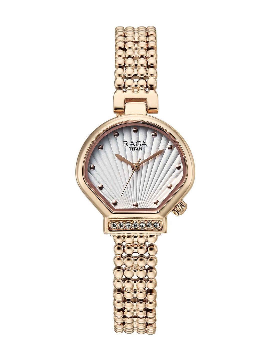 titan raga Titan Women Raga Spotlight Quartz Analog White Dial Watch - 95432WM01-picture-40