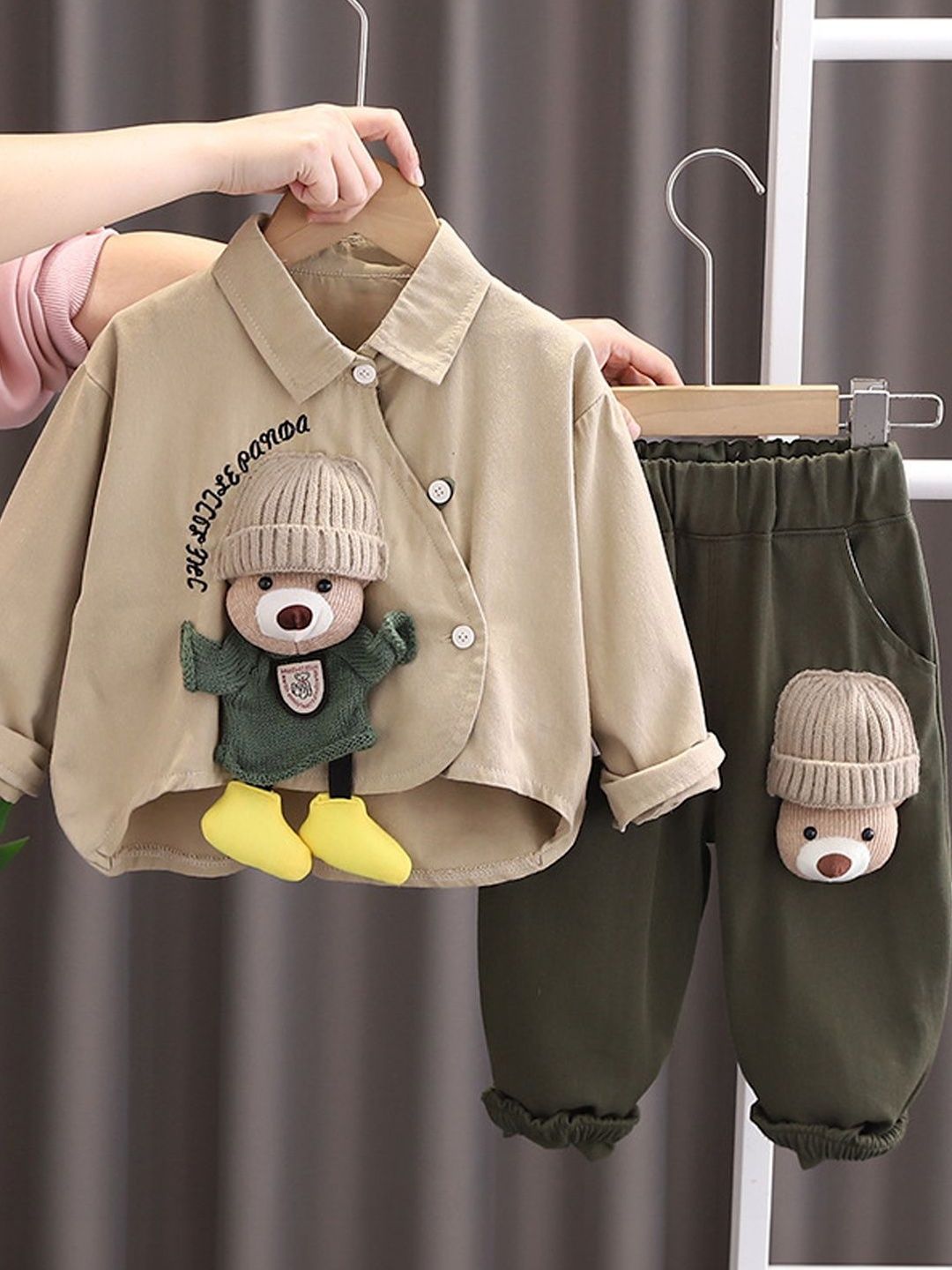 Xsole Boys Printed Shirt with Trousers-picture-37