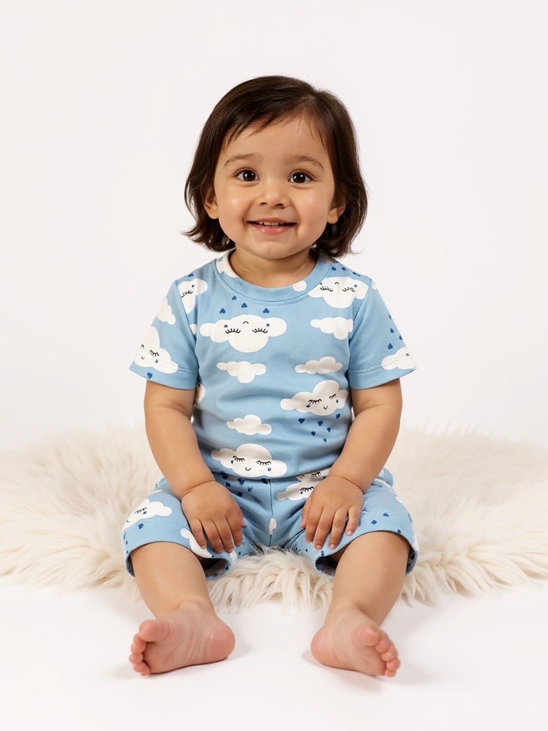 YK X Minute Mirth Girls Printed T-shirt with Shorts-picture-52