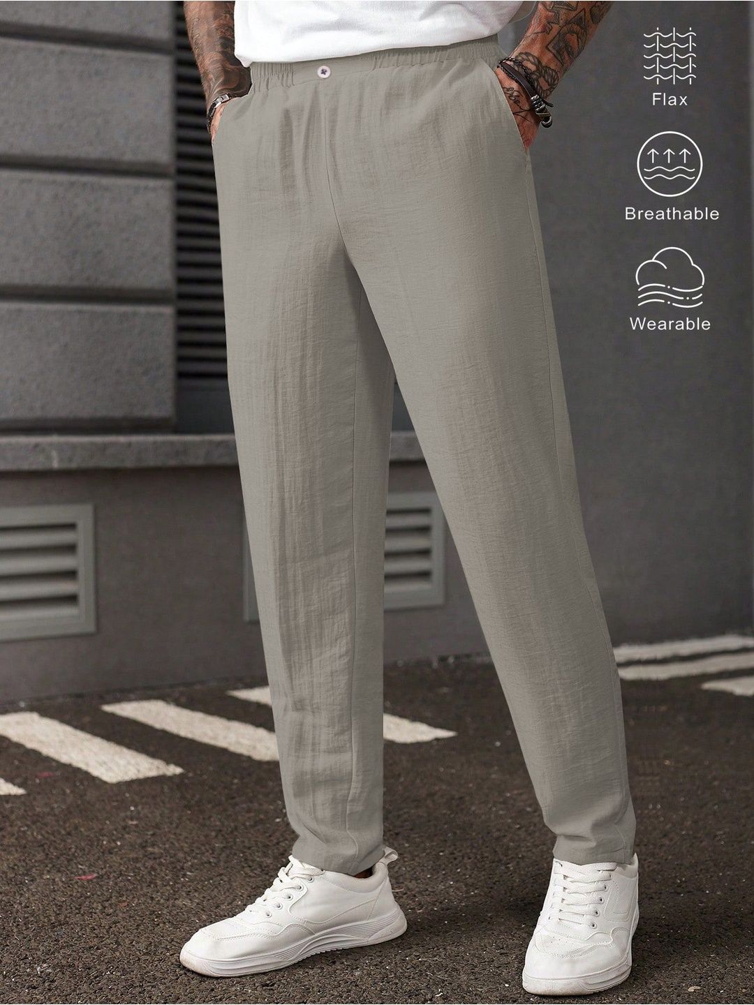 TAGDO FASHION Men Pleated Trousers-image-23