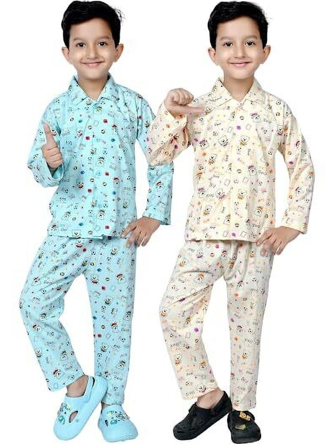 CHICLIFT Unisex Kids Nightdress-picture-19