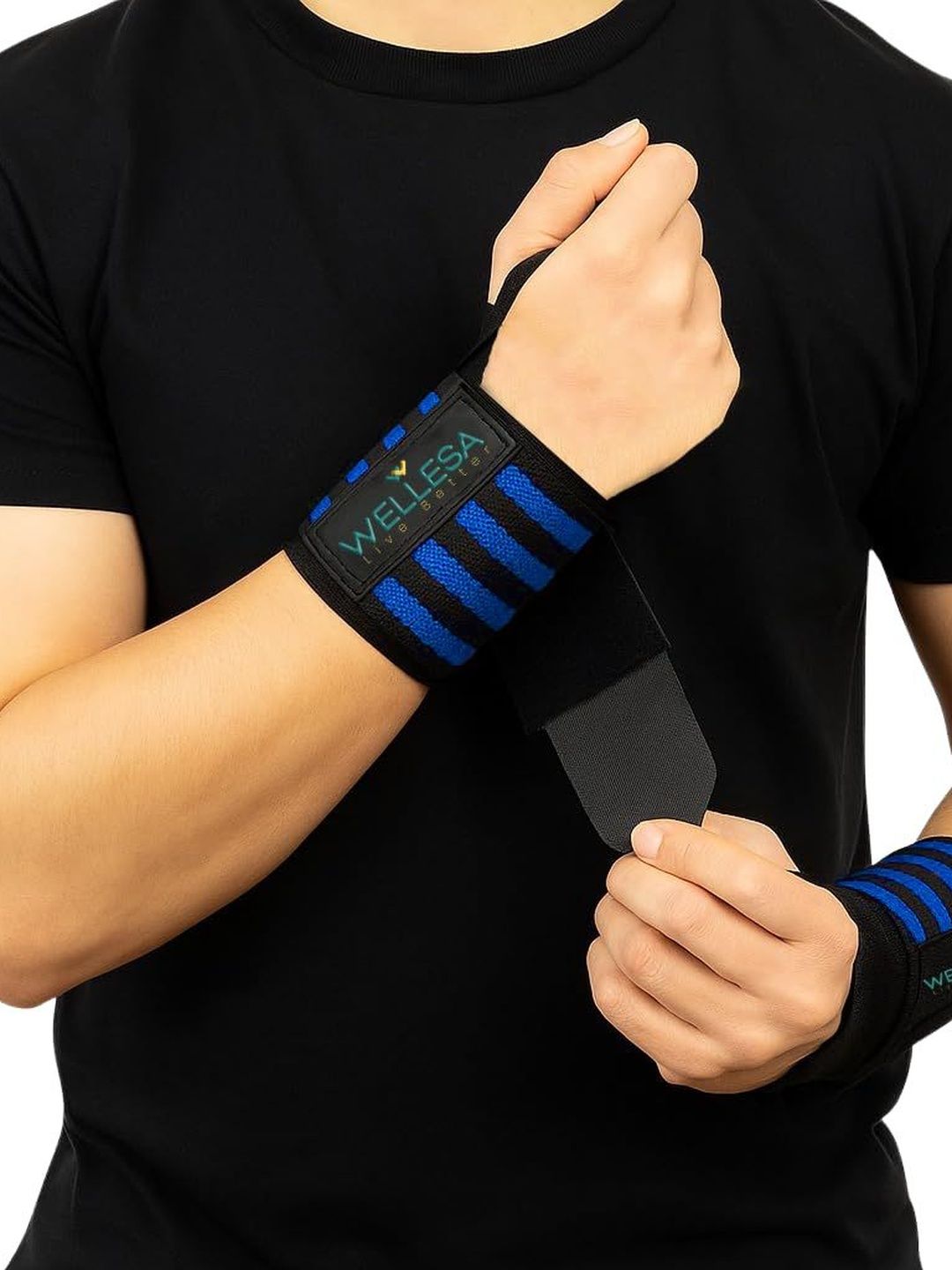 Wellesa Pack Of 2 Wrist Support for Gym Wristbands-picture-58