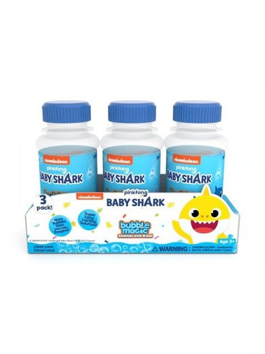 bubble magic Set Of 3 Activity Solution With Wand Baby Shark - 118 ml Each-picture-29