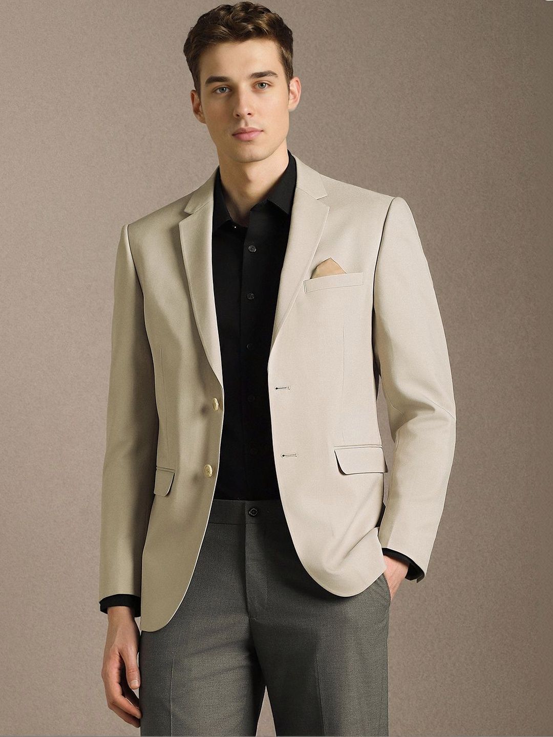 Louis Philippe Slim-Fit Single-Breasted Two-Piece Suit-image-27