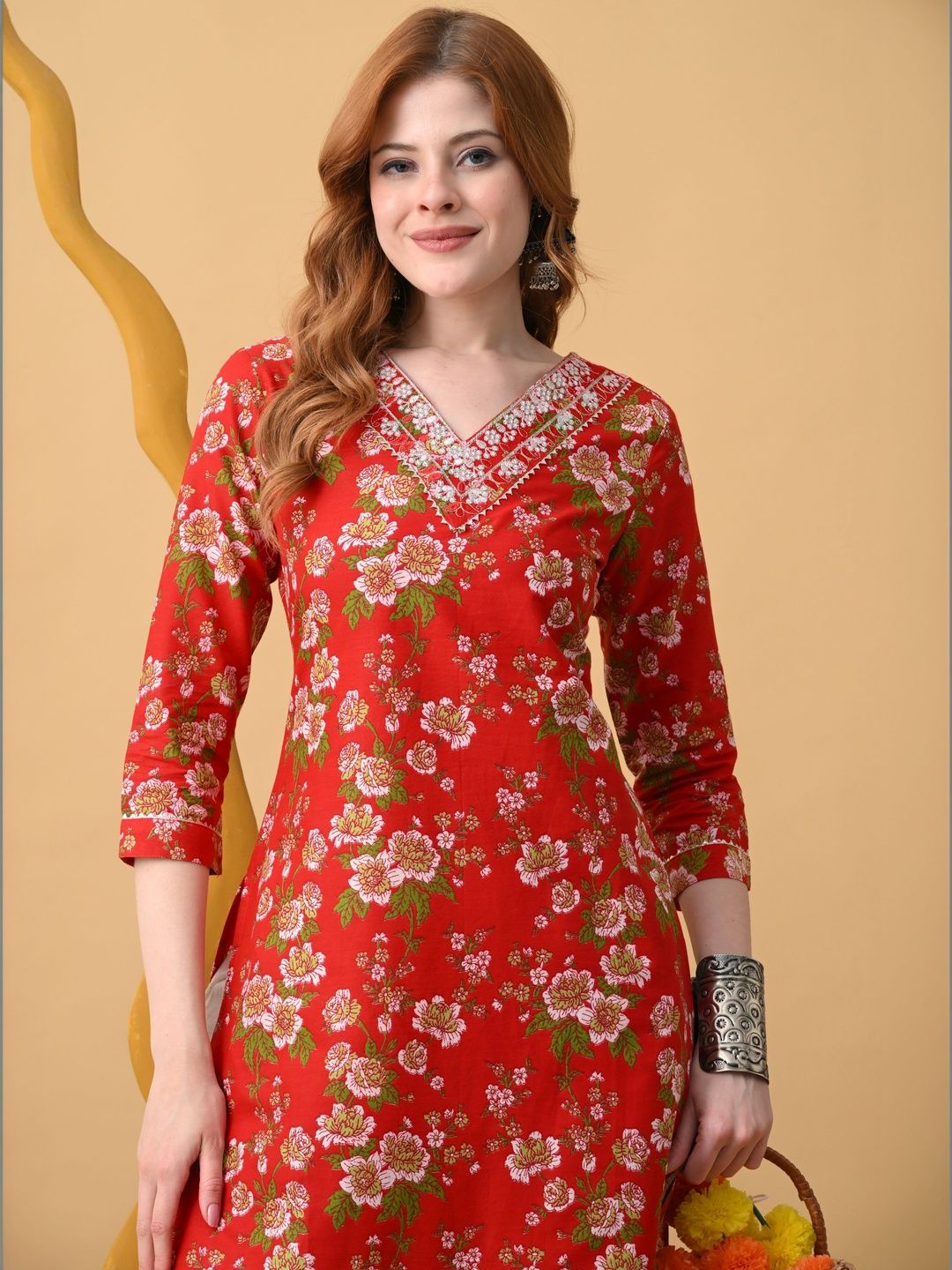 PHYSIL Women Embroidered Floral Kurta-picture-16