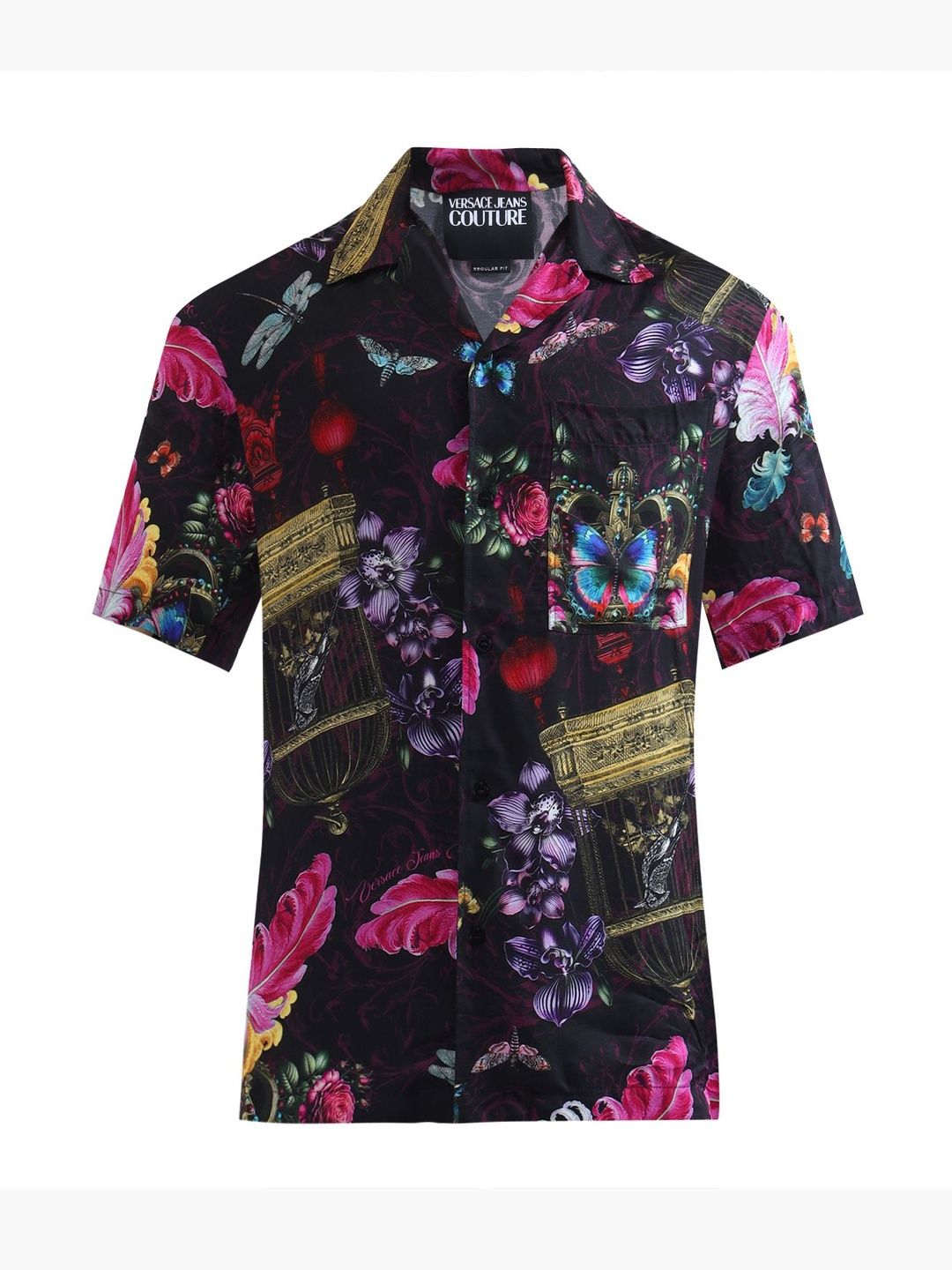 Versace Jeans Couture Men Slim Fit Printed Casual Shirt-picture-53