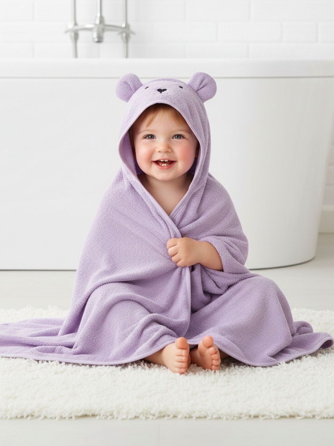 Creeva Lavender 1 Bamboo 550 GSM Bath Towel-image-43