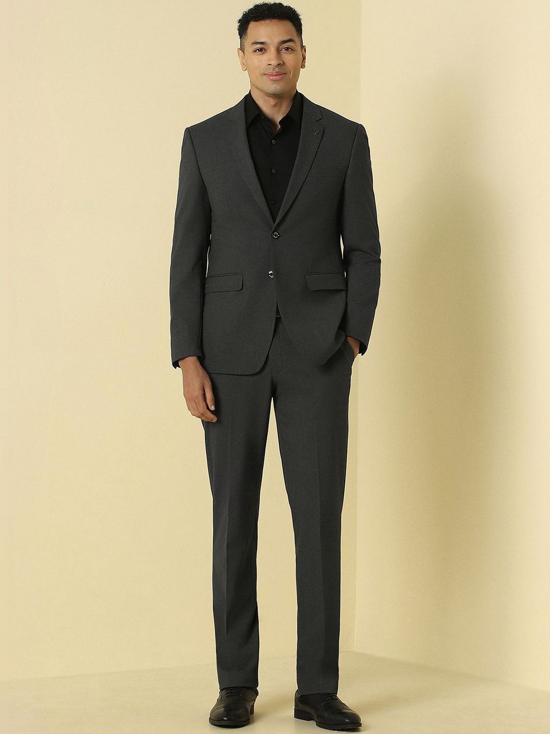 Allen Solly Single-Breasted Two Piece Suit-picture-21