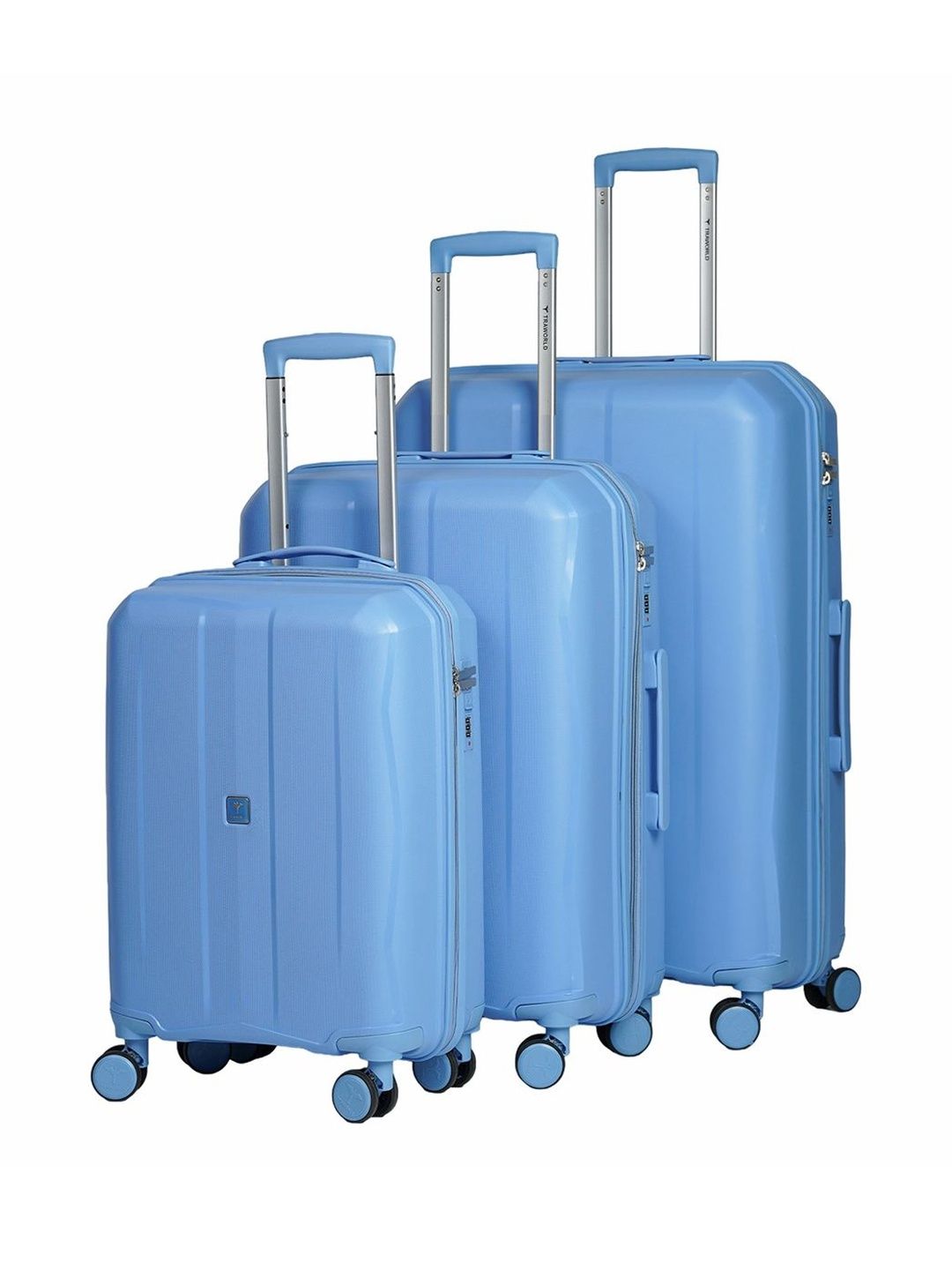 TRAWORLD Polypropylene 360-Degree Rotation Padded Trolley Bag-image-5