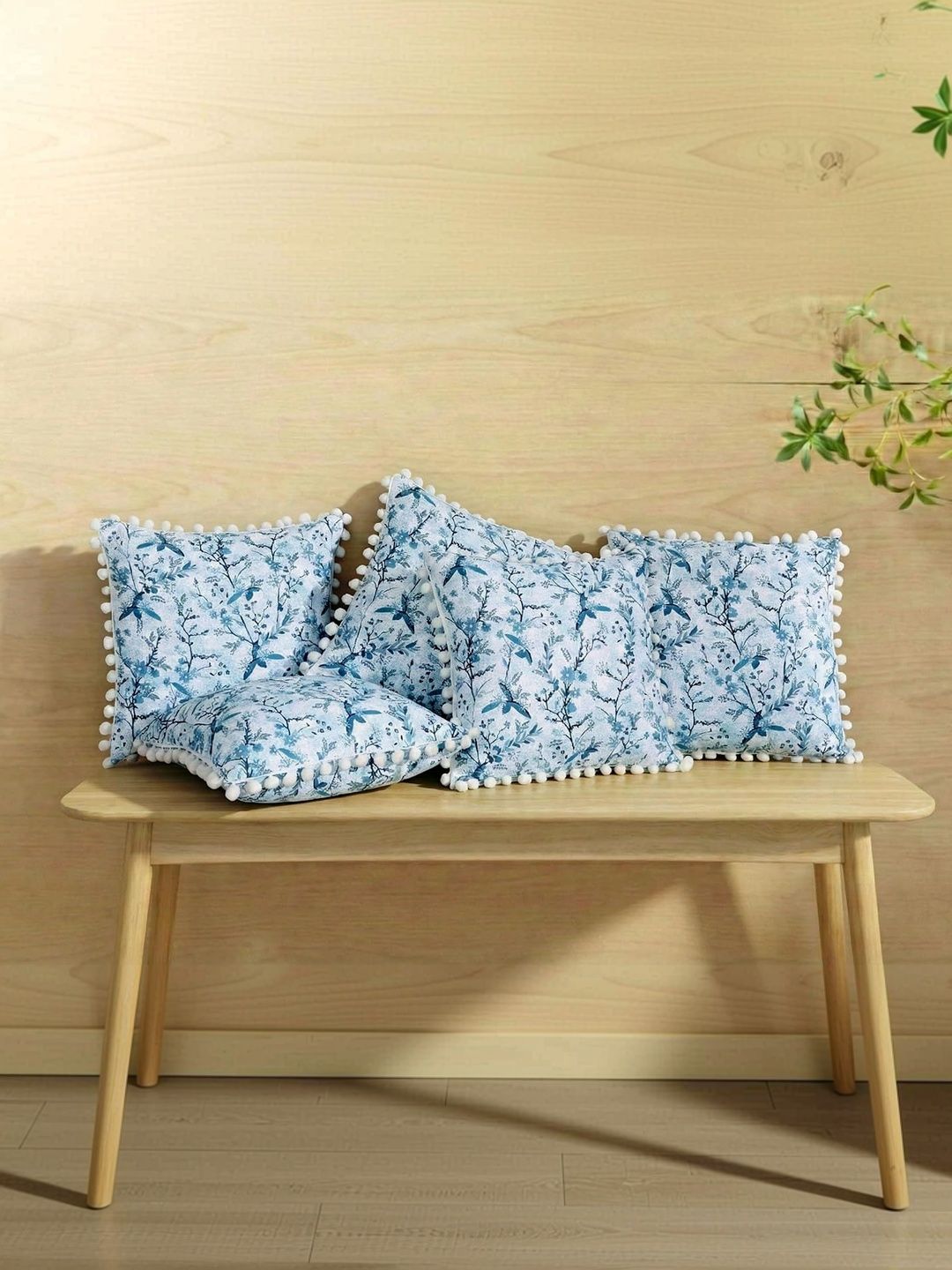 RD TREND Blue Set of 5 Square Cushion Covers-image-19