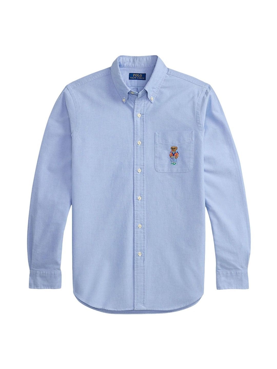 Polo Ralph Lauren Men Blue Solid Polo Bear Shirts-image-20