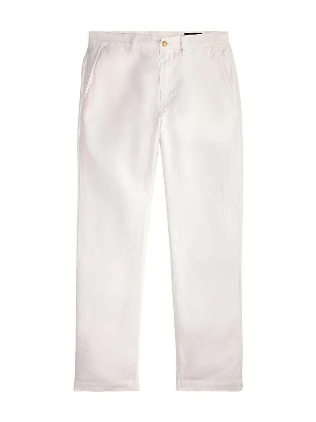 Polo Ralph Lauren Men White Bedford Classic Fit Linen-cotton Trousers-picture-10