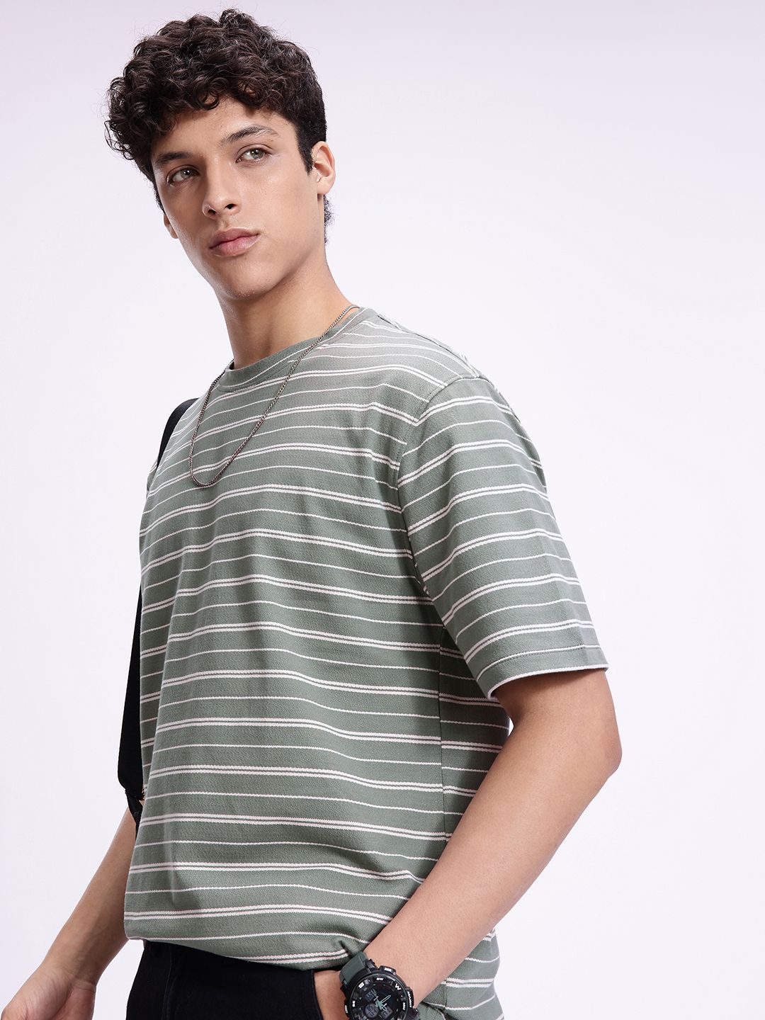 Kook N Keech Striped Pure Cotton T-shirt-picture-4