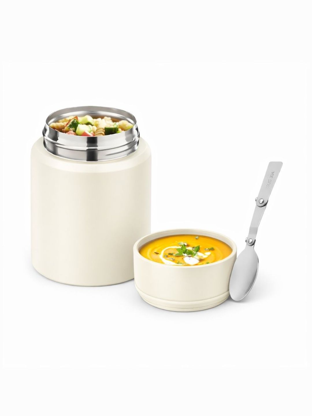 Myntra Elegant Homes White 2026 Stainless Steel Dishwasher Safe Lunch Box-image-31
