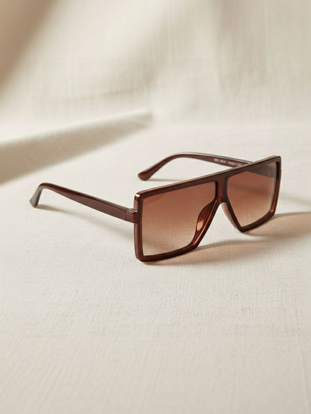 Elligator Men Brown Rectangle Sunglasses with-picture-18