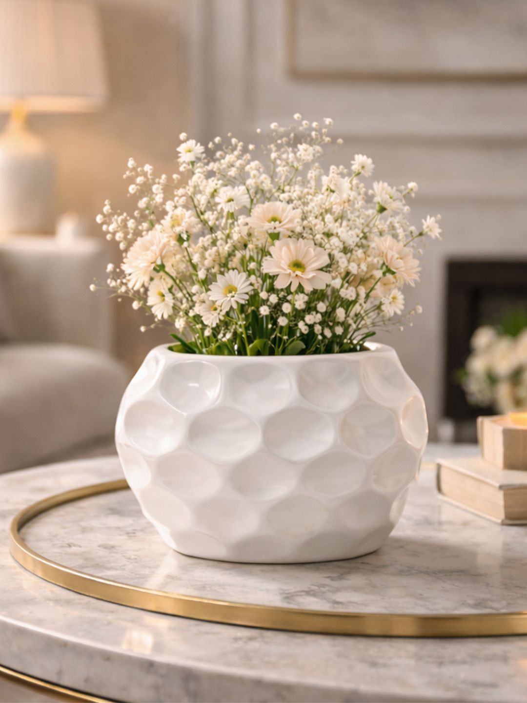 Art Street White Ceramic Vases-picture-28