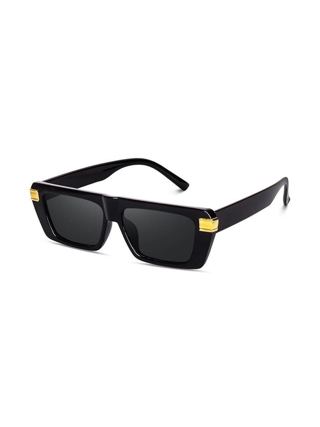 Elligator Men Black Rectangle Sunglasses with-picture-29
