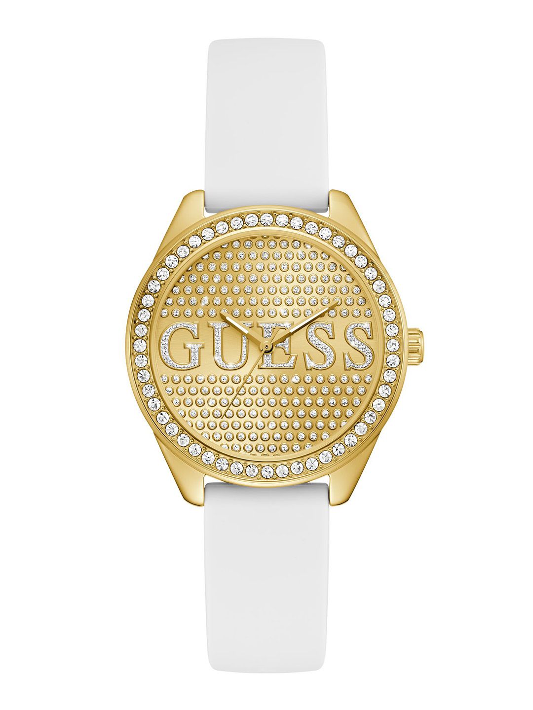 GUESS Women Embellished Dial & Straps Analogue Watch U1462L2M-picture-37