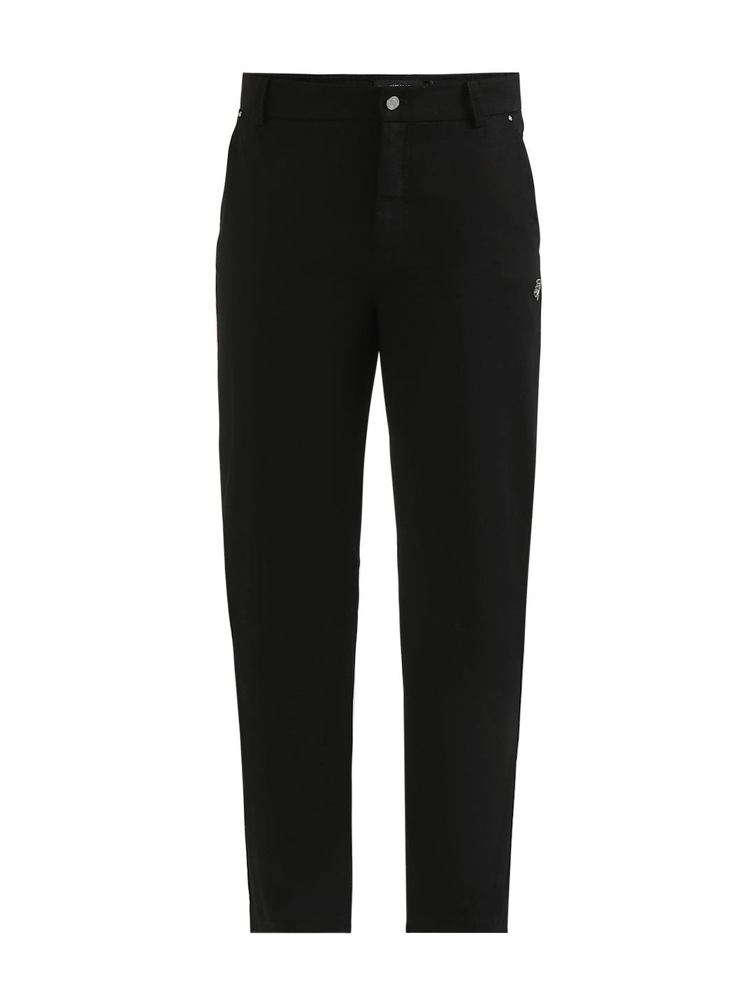 Karl Lagerfeld Men Black Ikon Canvas Patch Trousers-picture-47