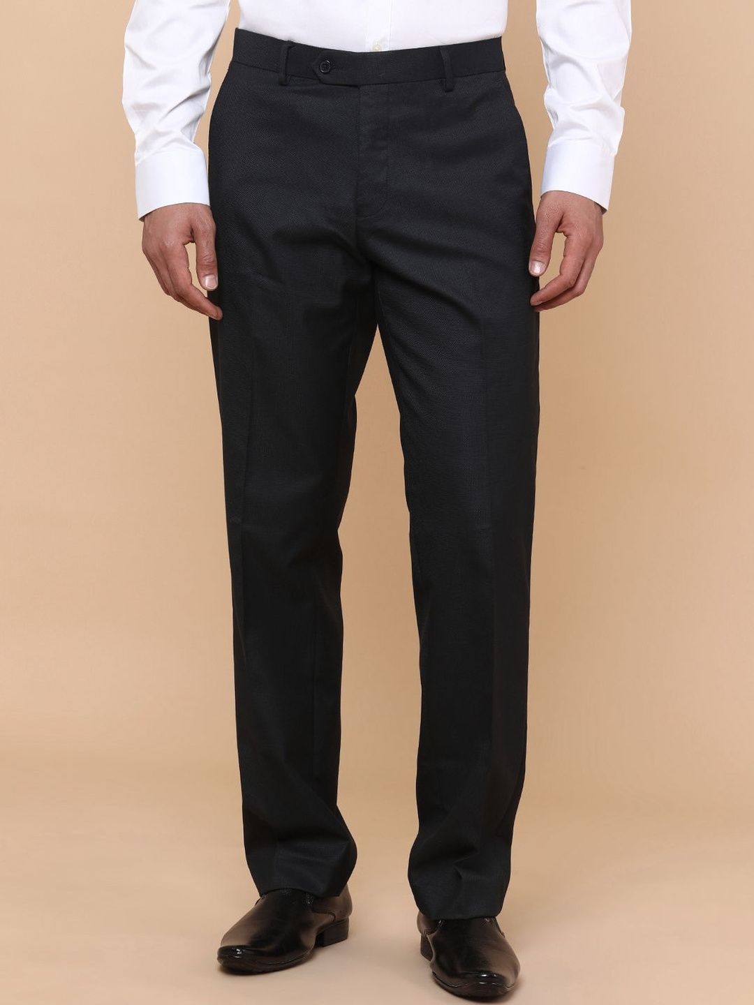 V-Mart Men Solid Poly Viscose Formal Trousers-picture-16