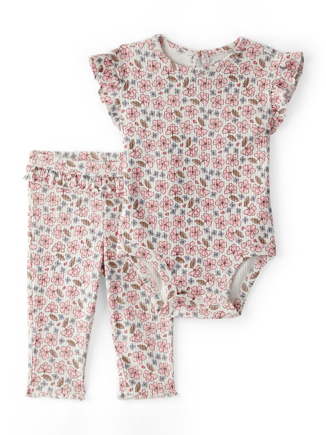 Carter's Girls Printed T-shirt with Leggings-picture-32