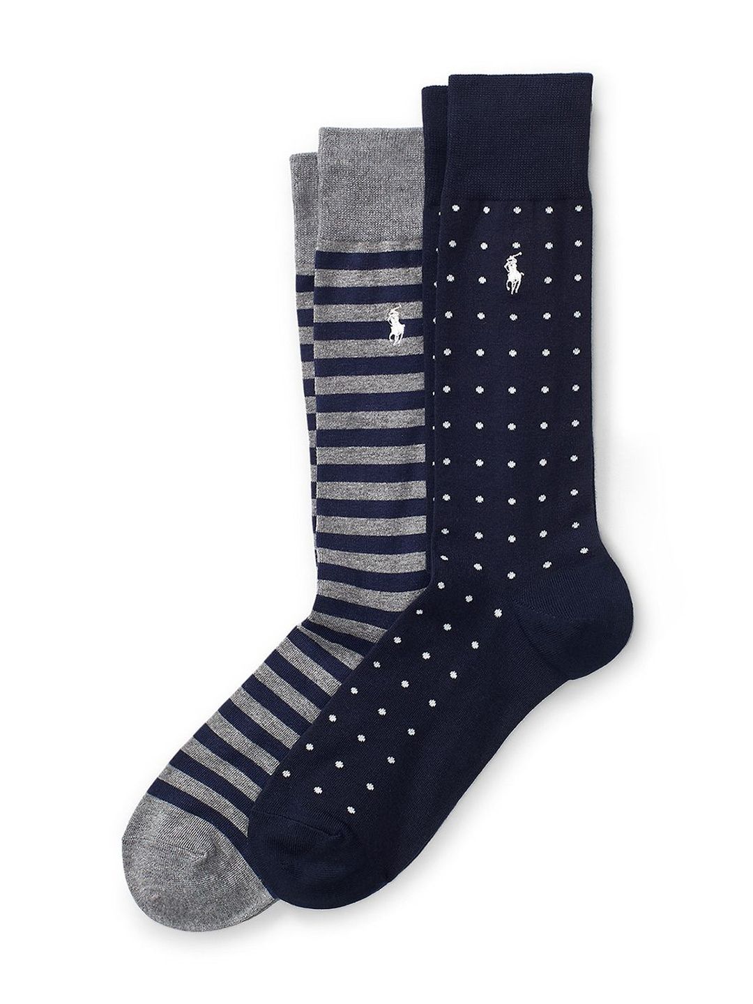 Polo Ralph Lauren Men Pack of 2 Cotton Patterned Socks-picture-37