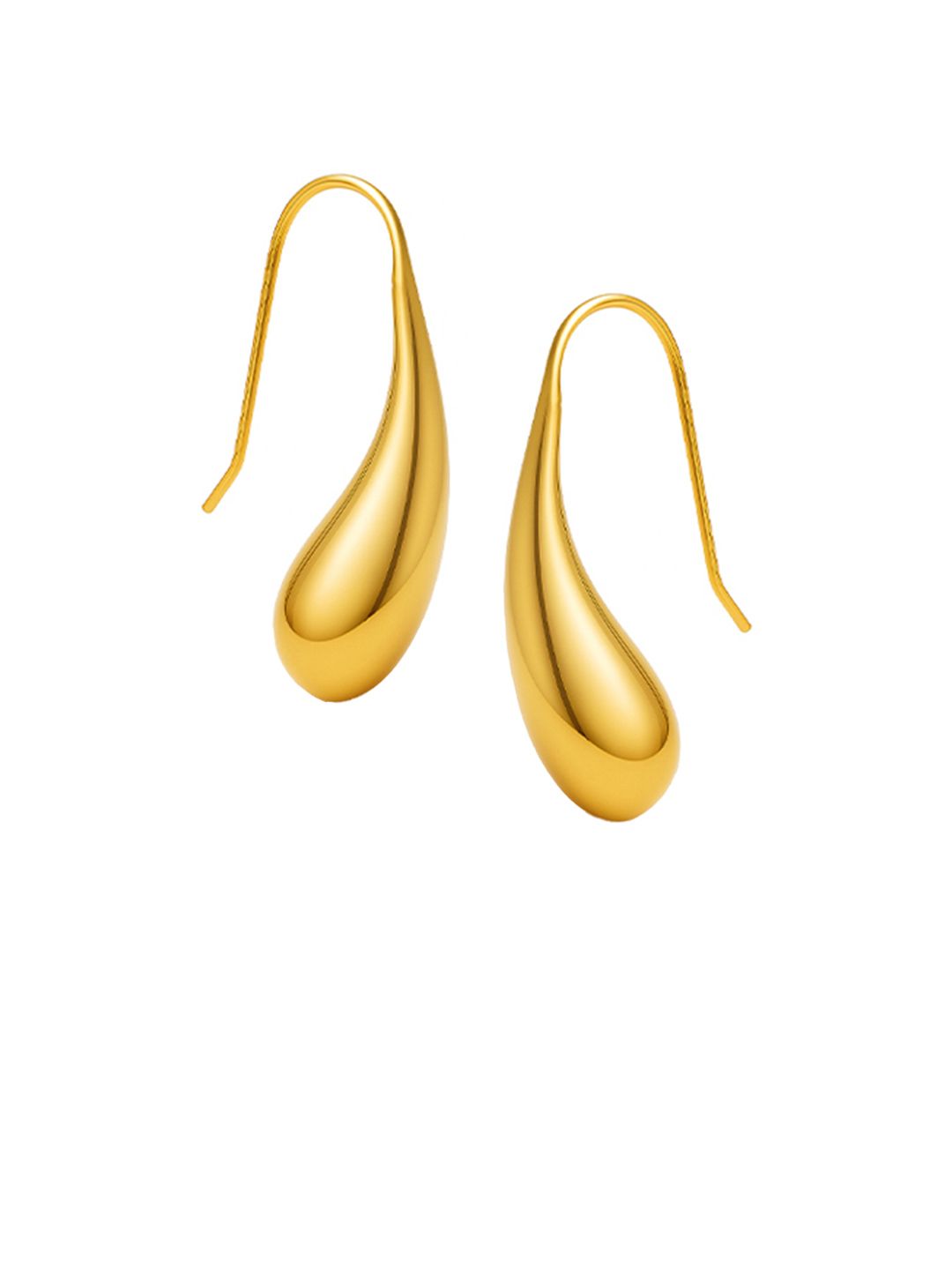 TrueSilver Teardrop Shaped Drop Earrings-picture-24