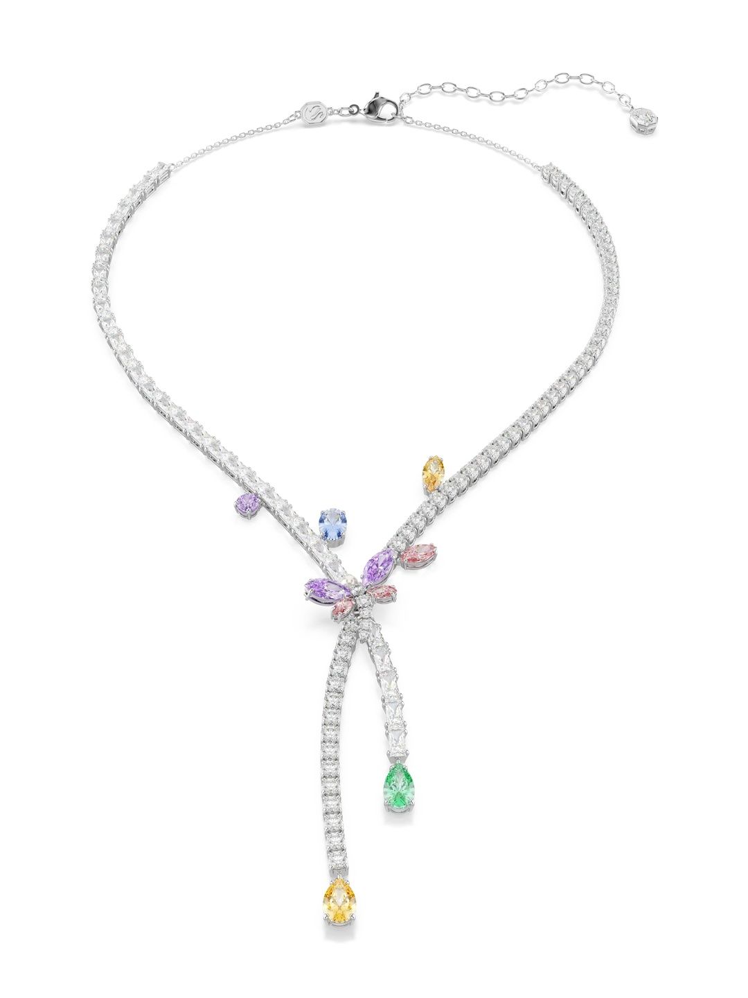 SWAROVSKI Rhodium-Plated Cubic Zirconia-Studded Necklace-picture-23